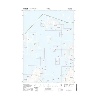2014 Map of Burnt Island, 2014 Print
