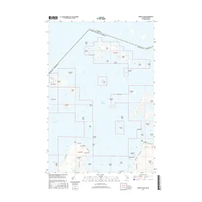 2017 Map of Burnt Island, 2017 Print