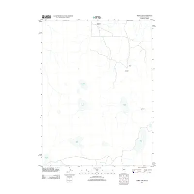 2011 Map of Burnt Lake, 2011 Print