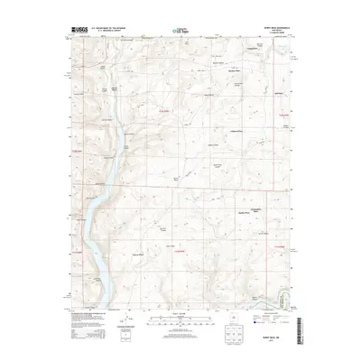 2013 Map of Burnt Mesa, 2013 Print