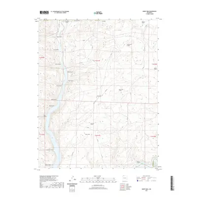 2020 Map of Burnt Mesa, 2020 Print