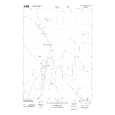 2011 Map of Burnt Mill Spring, 2011 Print