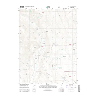 2014 Map of Burnt Mill Spring, 2014 Print