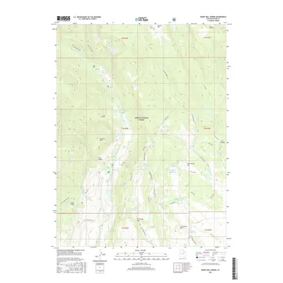 2017 Map of Burnt Mill Spring, 2017 Print