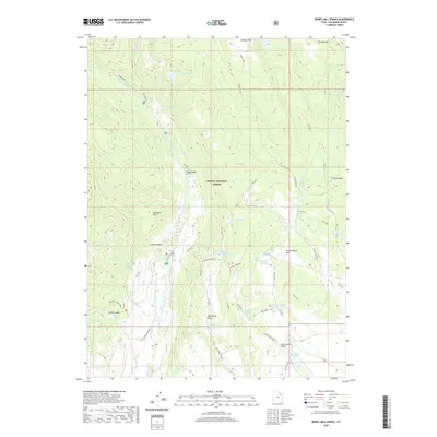 2020 Map of Burnt Mill Spring, 2020 Print