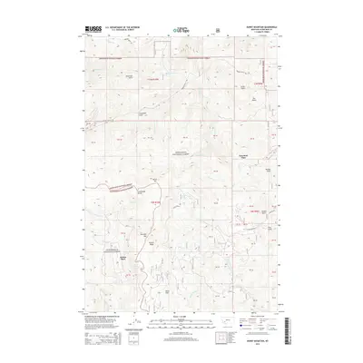 2014 Map of Burnt Mountain, 2014 Print