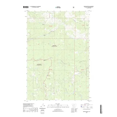 2020 Map of Burnt Mountain, 2020 Print