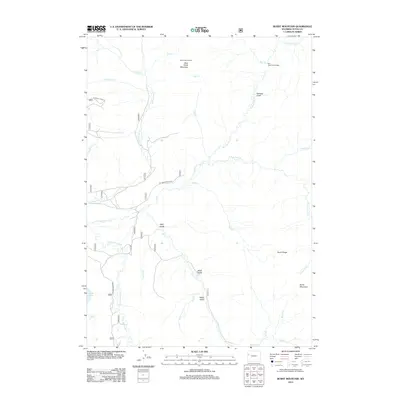 2012 Map of Burnt Mountain, 2012 Print