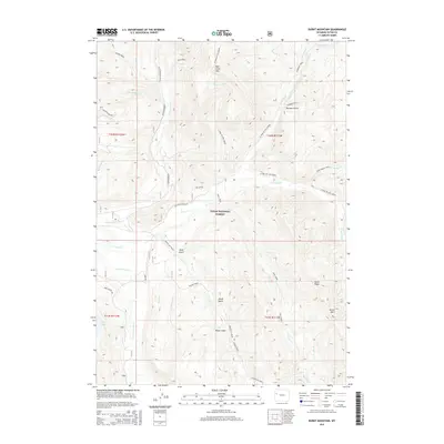 2015 Map of Burnt Mountain, 2015 Print