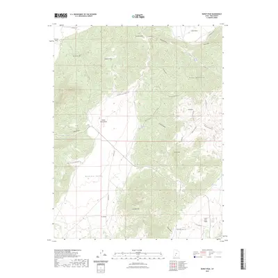 2023 Map of Burnt Peak, 2023 Print