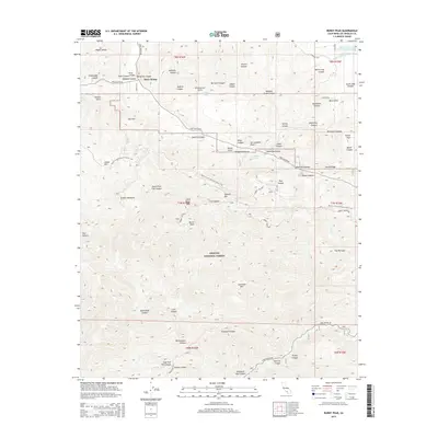 2015 Map of Burnt Peak, 2015 Print