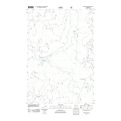 2011 Map of Burnt Peak, 2011 Print