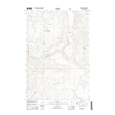 2014 Map of Burnt Peak, 2014 Print