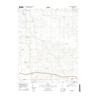 2015 Map of Burnt Prairie, 2015 Print