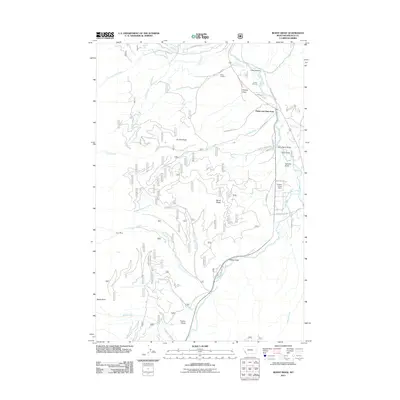 2011 Map of Burnt Ridge, 2011 Print