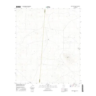 2016 Map of Burnt Spring Hills, 2016 Print