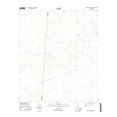 2016 Map of Burnt Spring Hills SE, 2016 Print