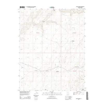 2014 Map of Burnt Spring, 2014 Print