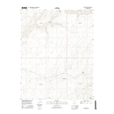 2017 Map of Burnt Spring, 2017 Print