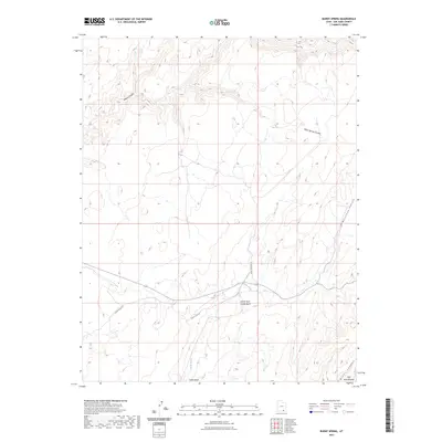2023 Map of Burnt Spring, 2023 Print