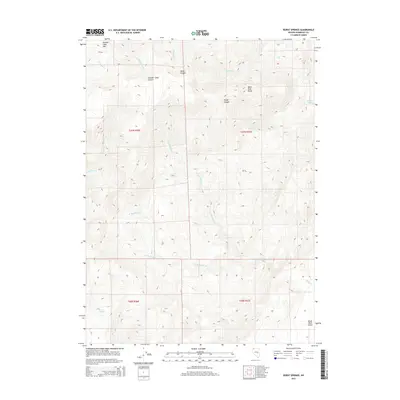 2015 Map of Burnt Springs, 2015 Print