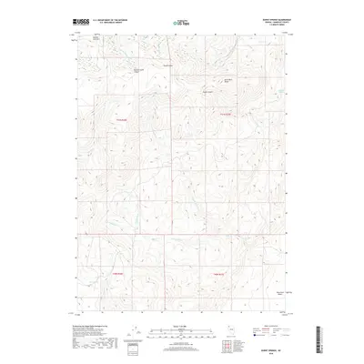 2018 Map of Burnt Springs, 2018 Print