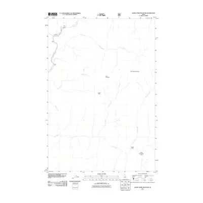 2011 Map of Burnt Strip Mountain, 2011 Print