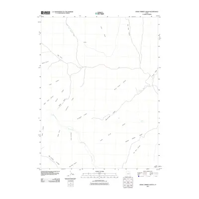 2011 Map of Burnt Timber Canyon, 2011 Print