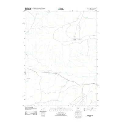2012 Map of Burntfork, 2012 Print