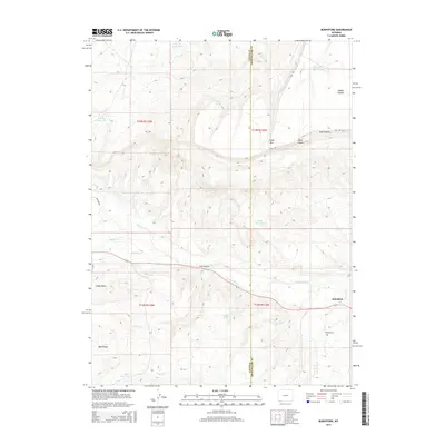 2015 Map of Burntfork, 2015 Print