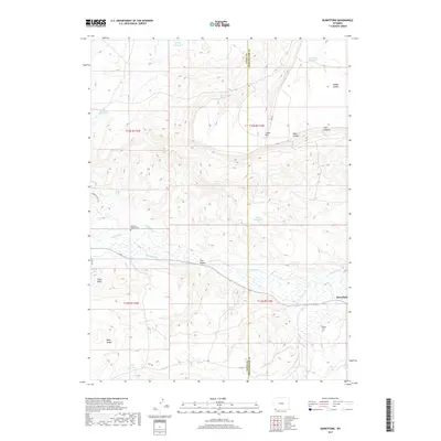 2017 Map of Burntfork, 2017 Print