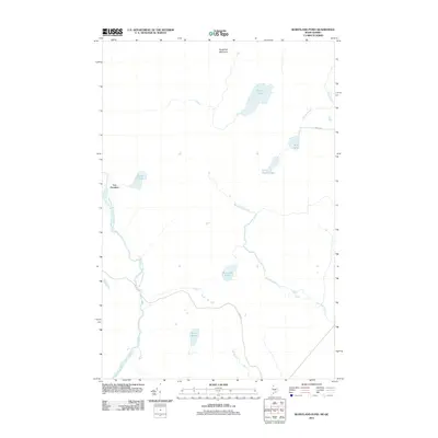 2011 Map of Burntland Pond, 2011 Print