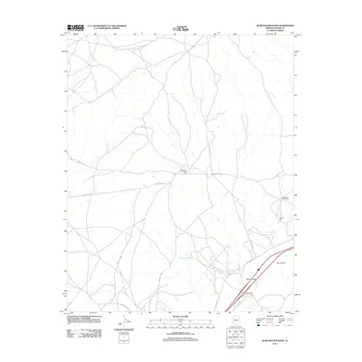 2011 Map of Burntwater Wash, 2011 Print