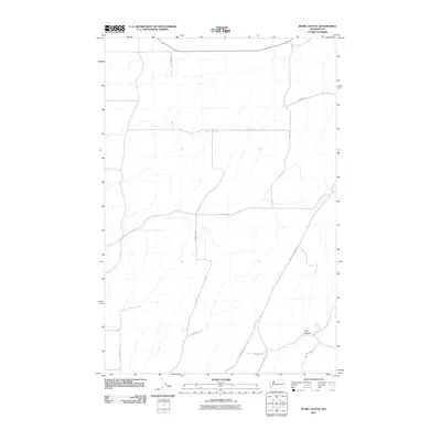 2011 Map of Burr Canyon, 2011 Print
