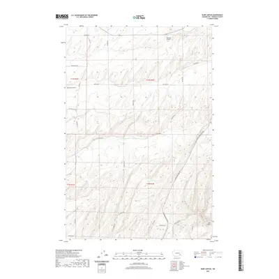 2020 Map of Burr Canyon, 2020 Print