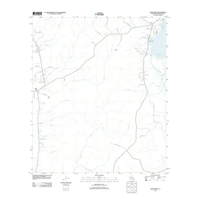 2012 Map of Burr Ferry, 2012 Print