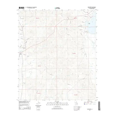 2015 Map of Burr Ferry, 2015 Print
