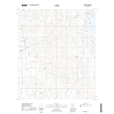 2018 Map of Burr Ferry, 2018 Print