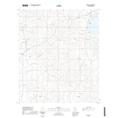 2020 Map of Burr Ferry, 2020 Print