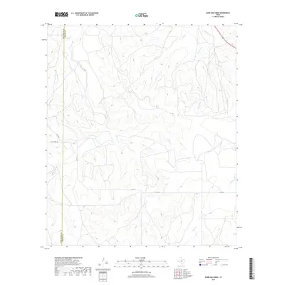 2019 Map of Burr Oak Creek, 2019 Print