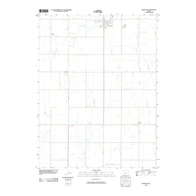 2009 Map of Burr Oak, 2009 Print
