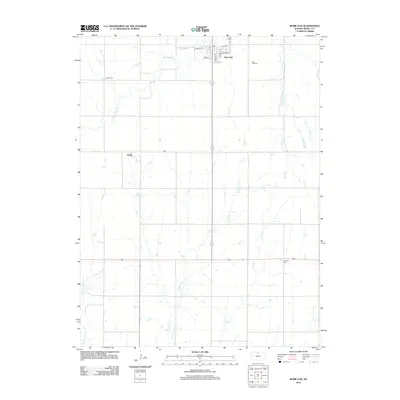 2012 Map of Burr Oak, 2012 Print