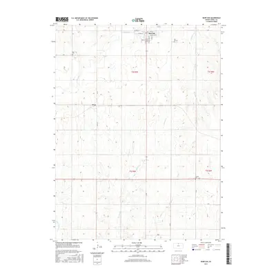 2015 Map of Burr Oak, 2015 Print