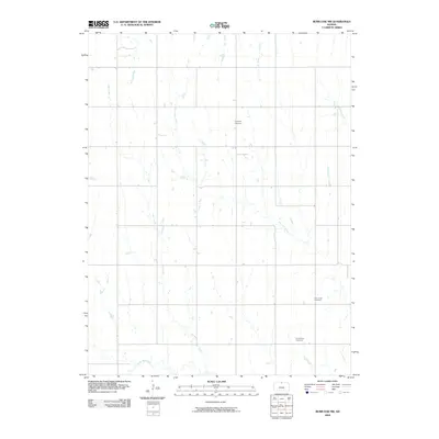 2009 Map of Burr Oak NW, 2009 Print