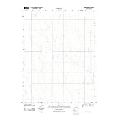2012 Map of Burr Oak NW, 2012 Print