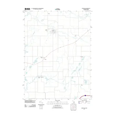 2011 Map of Burr Oak, 2011 Print