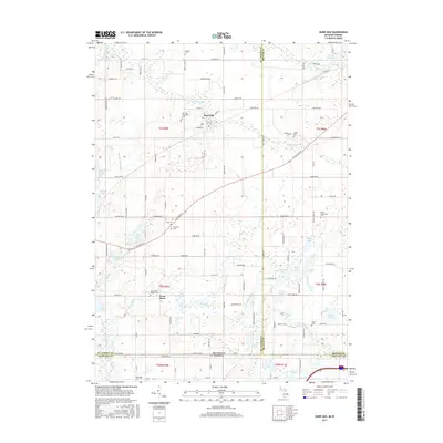 2017 Map of Burr Oak, 2017 Print