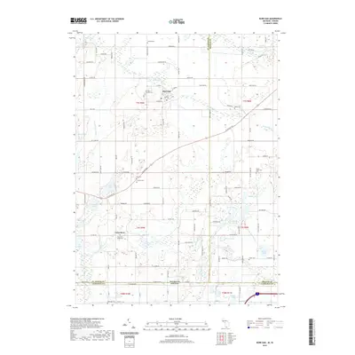 2019 Map of Burr Oak, 2019 Print