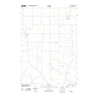 2010 Map of Burr Oak, 2010 Print