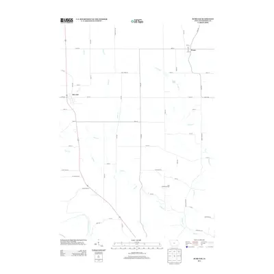 2013 Map of Burr Oak, 2013 Print